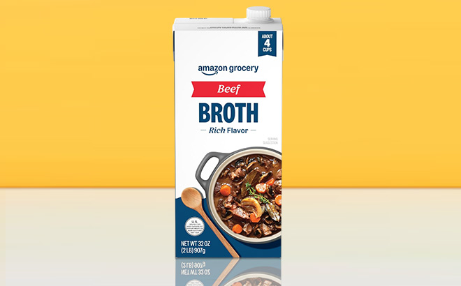 Amazon Grocery Beef Broth 32 Ounce