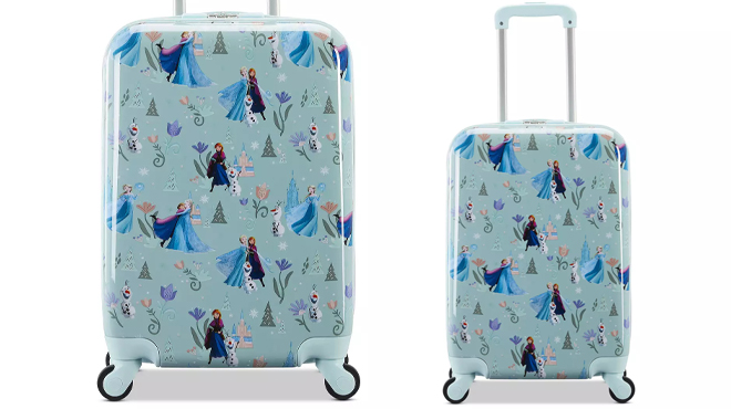 American Tourister Disney Frozen Hardside Carry On Spinner Luggage American Tourister Disney Frozen Hardside Carry On Spinner Luggage