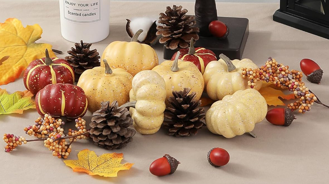 Artgar Fall Pumpkin Decor 23 Piece Set