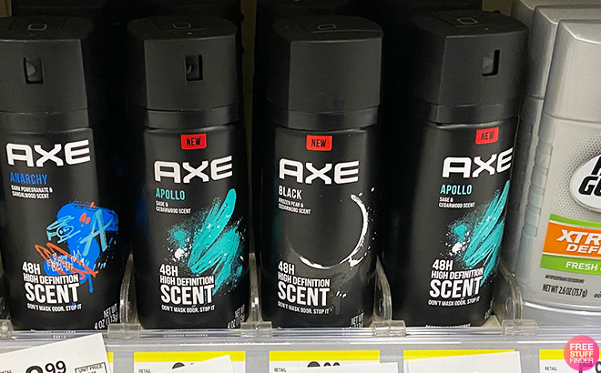 Axe Deodorant Sprays