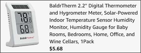 BaldrTherm Digital Thermometer at Checkout BaldrTherm Digital Thermometer at Checkout
