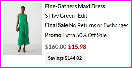 Banana Republic Factory Maxi Dresses Checkout