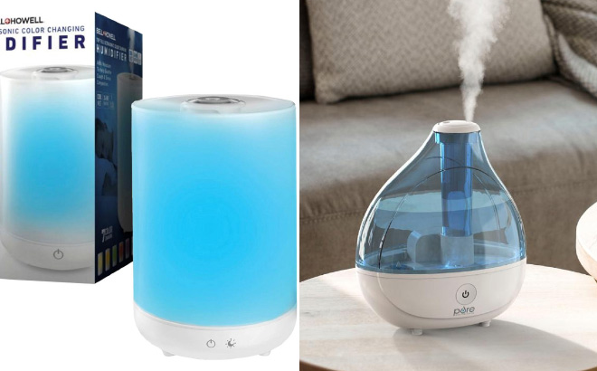 Bell Howell Top Fill Color Changing Humidifier 1