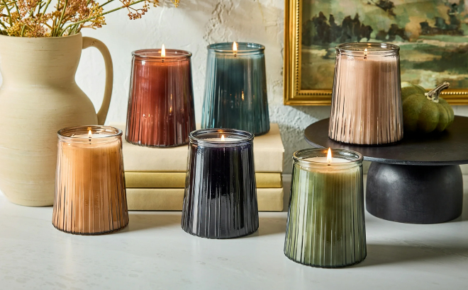 Better Homes Gardens Scented 1 Wick Ribbed Jar Candles