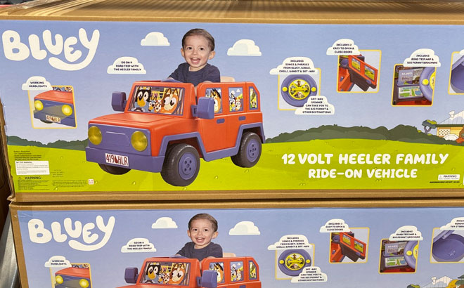 Bluey 12 Volt Heeler Family RideOn Vehicle