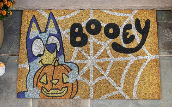 Bluey Halloween Booey Coir Door Mat