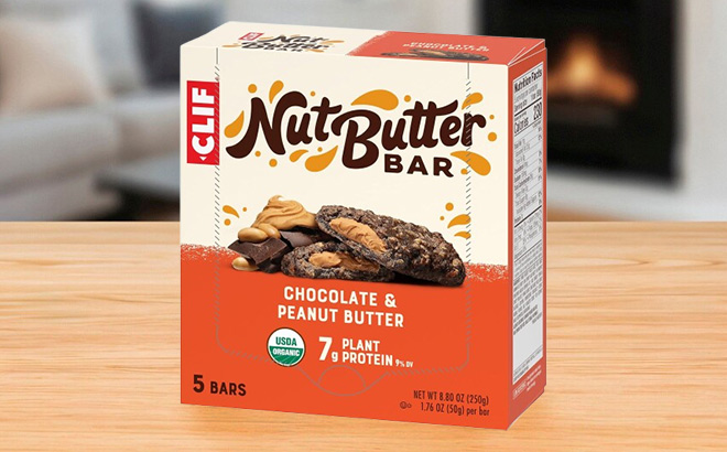 CLIF Nut Butter Bars on the Table CLIF Nut Butter Bars on the Table