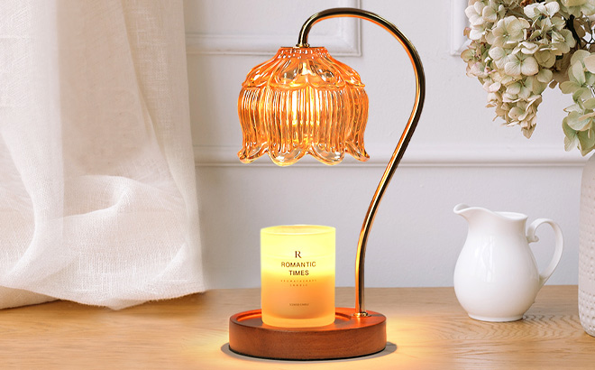 Candle Warmer Lamp on a Table