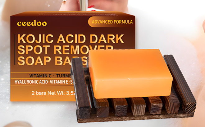 Ceedoo Kojic Acid Dark Spot Remover Soap Bar