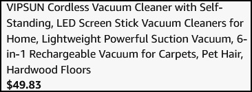 Cordless Stick Vacuum Cleaner Checkout Page Cordless Stick Vacuum Cleaner Checkout Page