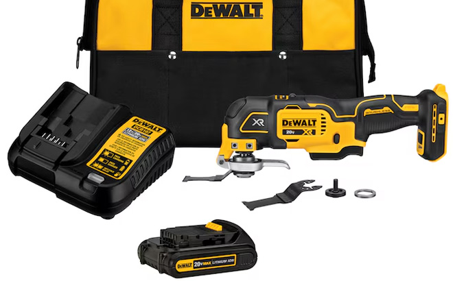 DEWALT XR Cordless 6 Piece Oscillating Multi Tool