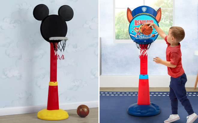 Disney Mickey Mouse Plastic Basketball Set Disney Mickey Mouse Plastic Basketball Set
