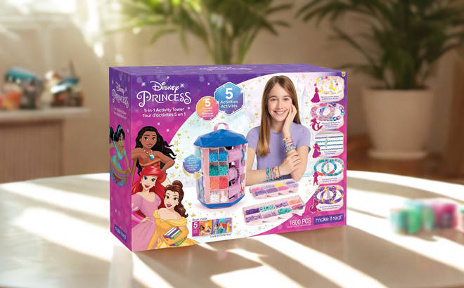 Disney Princess 5 In 1 Activity Tower