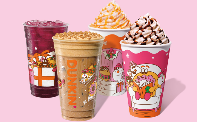 Dunkin Donuts Holiday Menu Drinks
