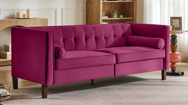 Ebern Designs Chelsea 77 Inch Upholstered Sofa