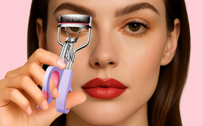 Eyelash Curler in Use Eyelash Curler in Use