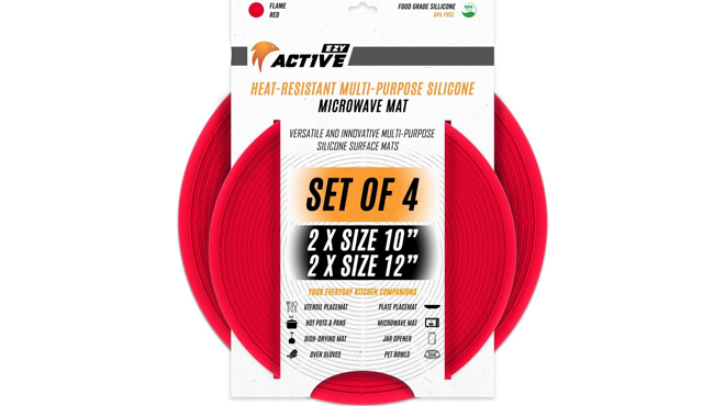 Ezy Active 4 Count Multi Use Silicone Mat