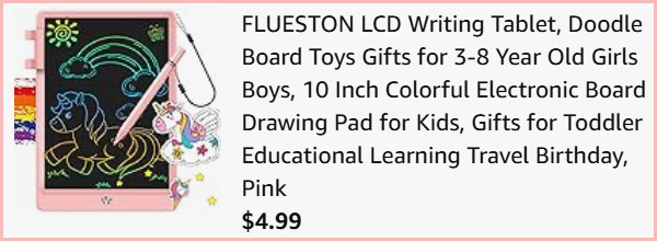 Flueston LCD Writing Tablet at Checkout Flueston LCD Writing Tablet at Checkout