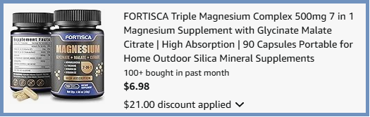 Fortisca Magnesium Complex Checkout Page