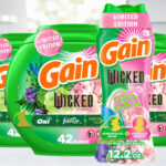 Four Gain x Wicked Laundry Care Products