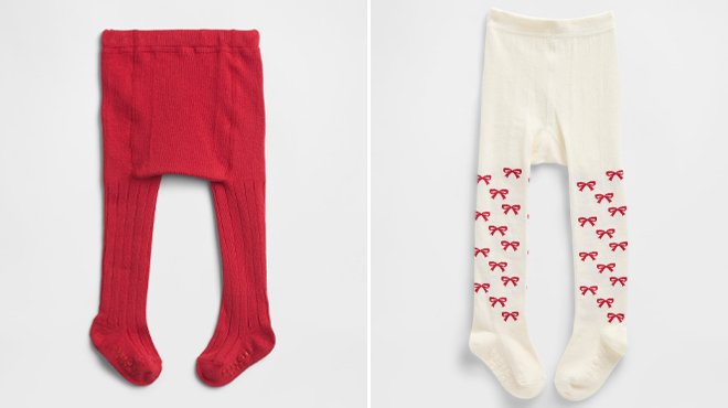 GAP Factory Baby Pull On Ribbed Tights and GAP Factory Baby Pull On Print Tights GAP Factory Baby Pull On Ribbed Tights and GAP Factory Baby Pull On Print Tights