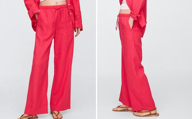 GAP Factory Linen Blend Pant GAP Factory Linen Blend Pant