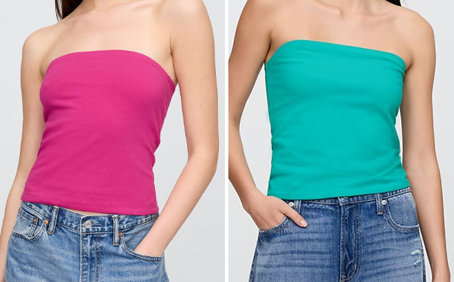 GAP Factory Stretch Jersey Tube Tops