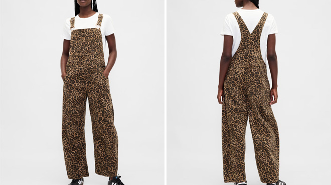 GAP UltraSoft Denim Horseshoe Overalls