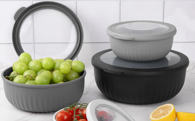 GPED 8 Piece Mixing Bowl Set GPED 8 Piece Mixing Bowl Set