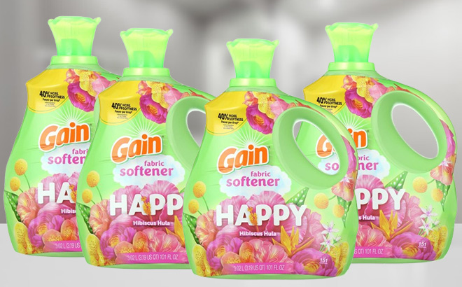 Gain Liquid Fabric Softeners 4 Piece Gain Liquid Fabric Softeners 4 Piece