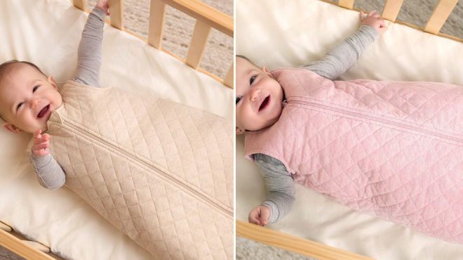 Gerber Baby Quilted Jersey Wearable Blanket