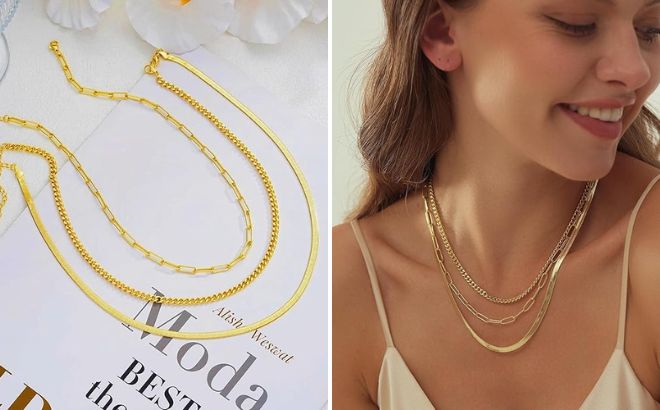 Gold Layered Necklaces