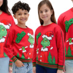 Grinch Holiday Sweatshirts for Family