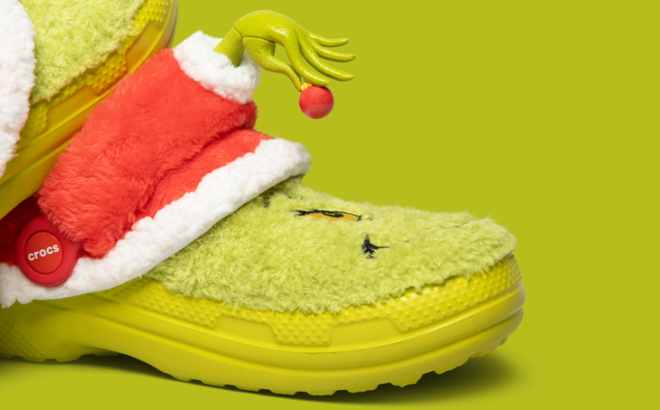 Grinch x Crocs Adults Classic Lined Clog