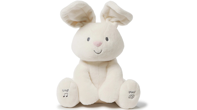 Gund Flora Animated Peek a Boo Singing Bunny Plush Gund Flora Animated Peek a Boo Singing Bunny Plush