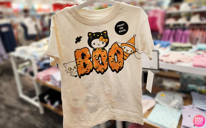 Hello Kitty Girls Short Sleeve Halloween Graphic T Shirt Hello Kitty Girls Short Sleeve Halloween Graphic T Shirt