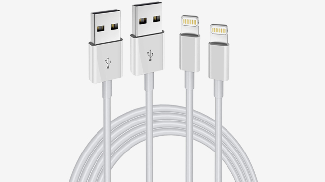 Hi Mobiler iPhone Lightning Charger Cable 2 Pack