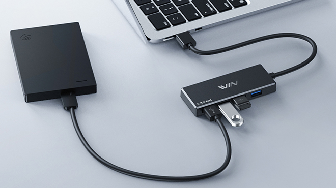 IVIIN 4 Port USB Hub