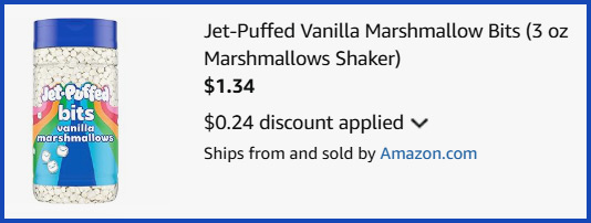 Jet Puffed Vanilla Marshmallow Bits Summary
