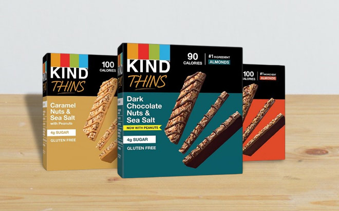 KIND 30 Count Snack Bars on a Table