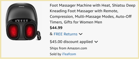 KNQZE Shiatsu Foot Massager Machine with Heat Checkout Page KNQZE Shiatsu Foot Massager Machine with Heat Checkout Page