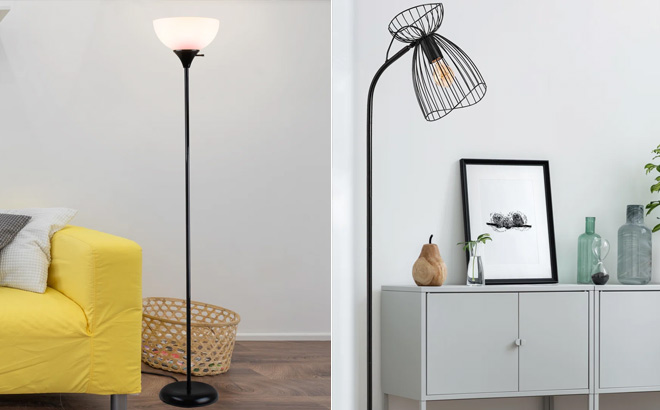 Kamelya 75 Inch Torchiere Floor Lamp