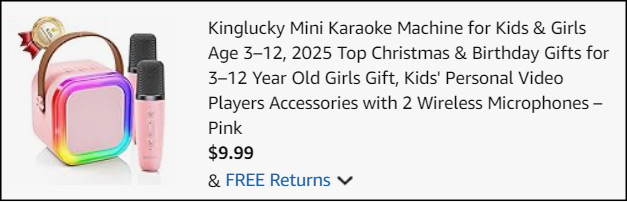 Karaoke Machine for Kids Checkout