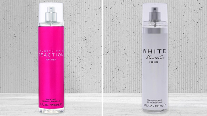 Kenneth Cole Reaction For Her Body Mist and White for Her Body Mist Kenneth Cole Reaction For Her Body Mist and White for Her Body Mist
