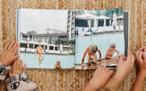 Kids Going Through a Photobook
