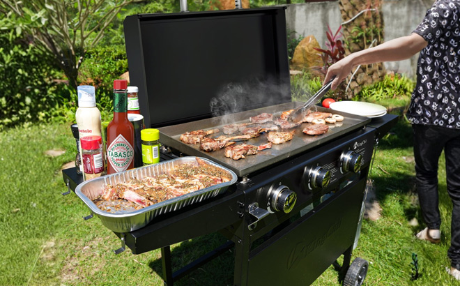 KingChii 3 Burner 27 Inch Propane Griddle