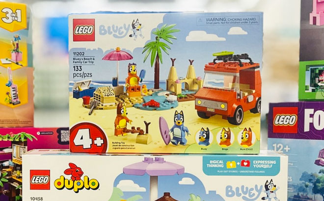 LEGO Blueys Beach Family Car Trip Building Set