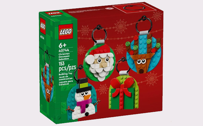 LEGO Christmas Ornament 153 Piece Building Set
