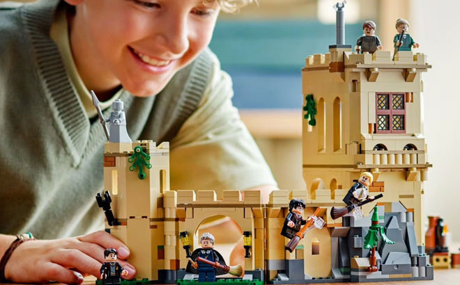 LEGO Harry Potter Hogwarts Castle Flying Lessons Set