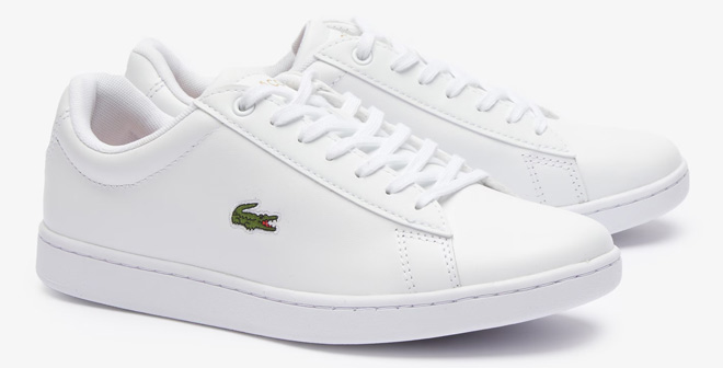 Lacoste Womens Hydez Leather Sneakers Lacoste Womens Hydez Leather Sneakers